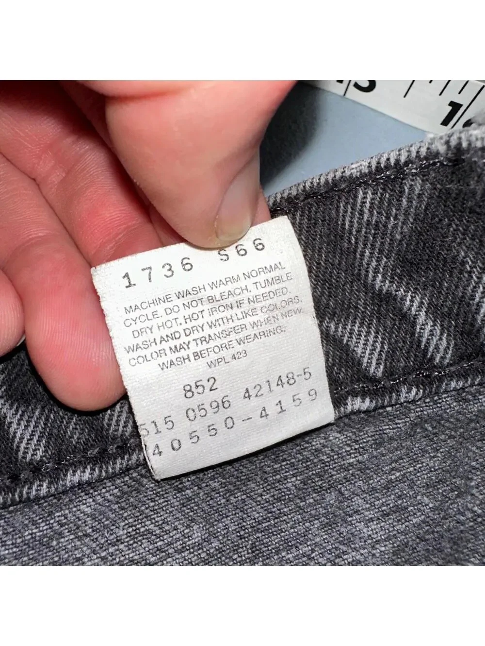 Levis 550 Vintage 90s USA Orange Tab Jeans 38x32 Black Med Wash 501 Act 36x31